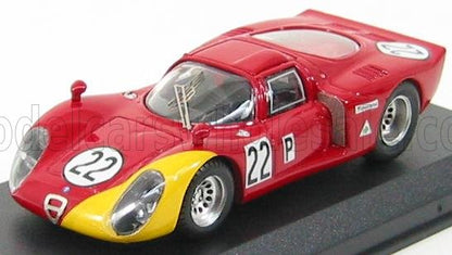 ALFA ROMEO - 33,2 N 22 DAYTONA 1968 CASONI - BISCARDI - ROSSO GIALLO