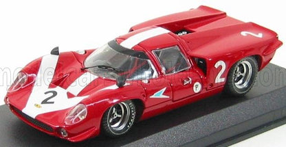 LOLA - T70 COUPÉ N 2 BRANDS HATCH 1967 SURTEES  HOBBS - ROUGE BLANC - Vroomi