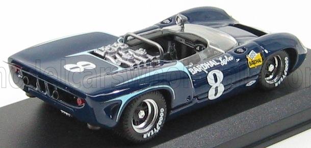 LOLA - T70 SPIDER N 8 WATKINS-GLEN 1966 J.GRANT - BLU SCURO - Vroomi