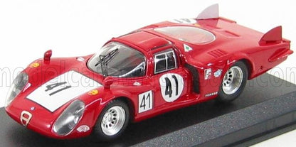 ALFA ROMEO - 33.2 LM N 41 24h LE MANS 1968 BAGHETTI - VACCARELLA - ROSSO BIANCO