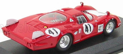 ALFA ROMEO - 33.2 LM N 41 24h LE MANS 1968 BAGHETTI - VACCARELLA - ROSSO BIANCO