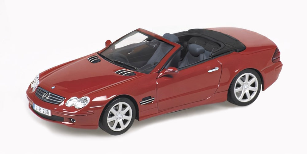 MERCEDES BENZ SL-CLASS 2001 RED METALLIC