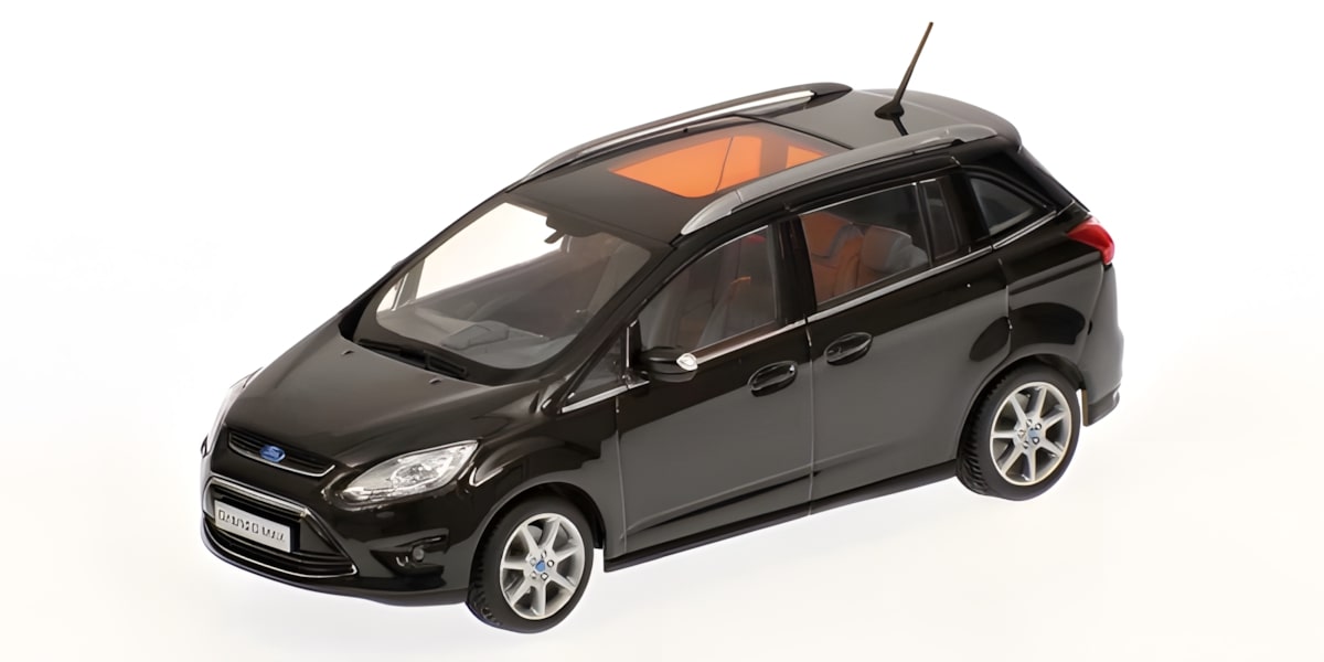FORD C MAX GRANDE 2010 BLACK METALLIC