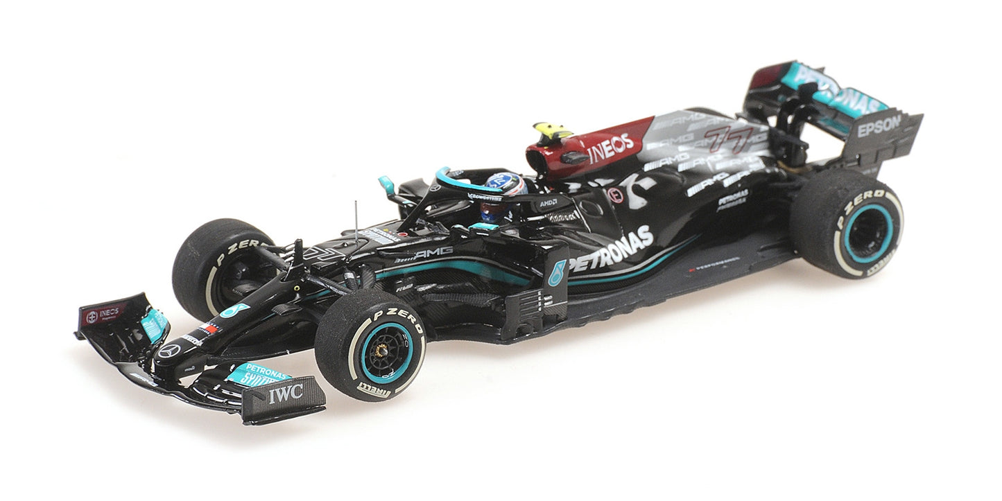 MERCEDES AMG W12 VALTTERI BOTTAS 3RD PLACE BAHRAIN GP 2021