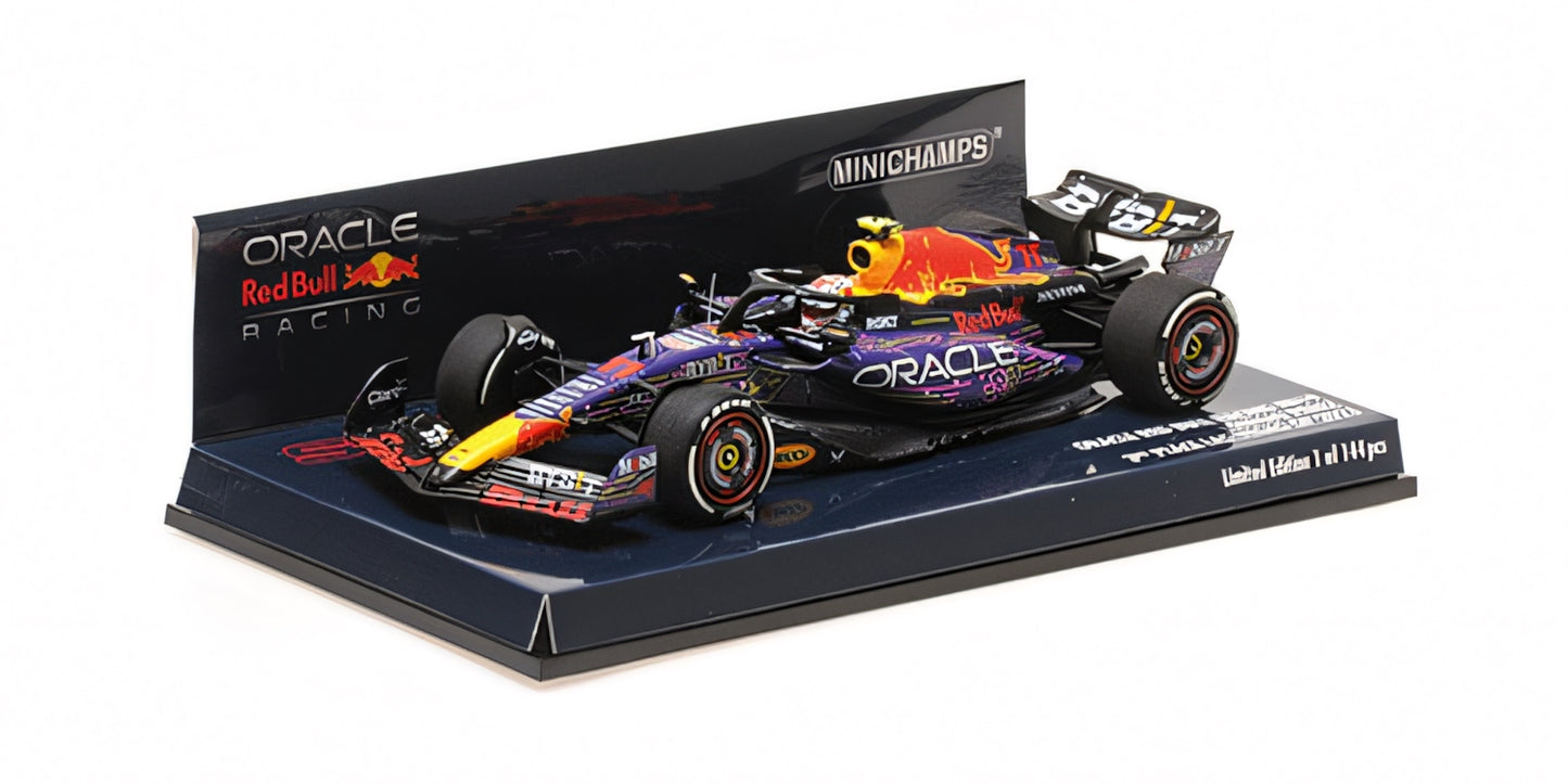 RED BULL RACING RB19 SERGIO PEREZ 3RD PLACE LAS VEGAS GP 2023