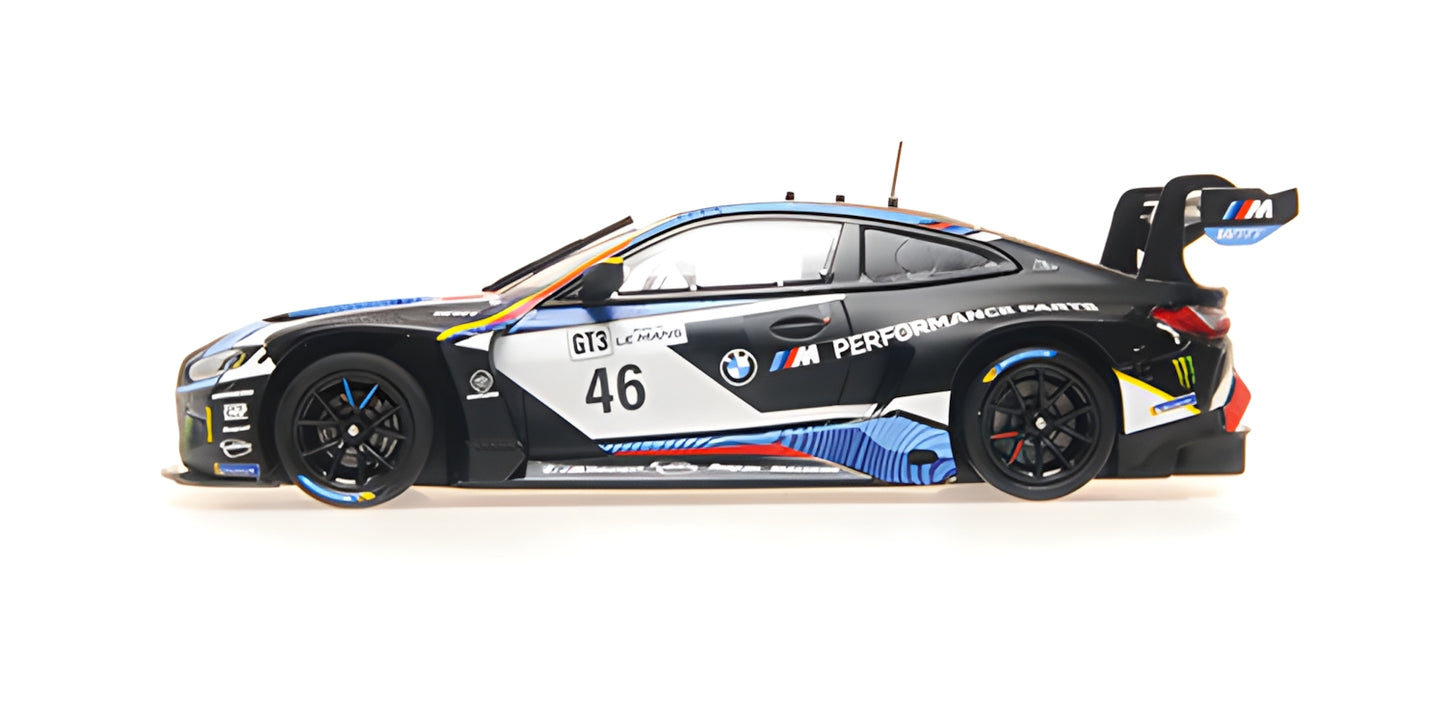 BMW M4 GT3 TEAM WRT VALENTINO ROSSI J. POLICAND WINNER ROAD TO LE MANS 2023