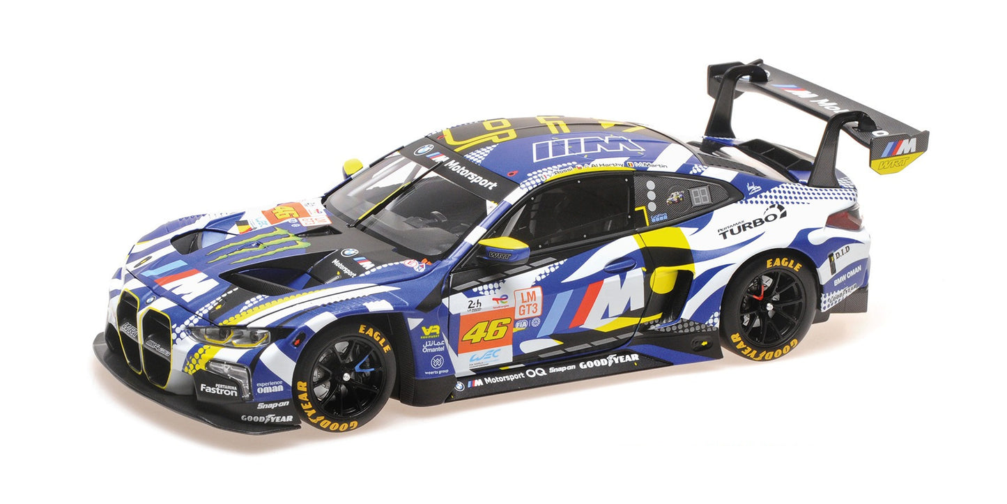 BMW M4 GT3 TEAM WRT VALENTINO ROSSI A. AL HARTHY M. MARTIN 24H LE MANS 2024