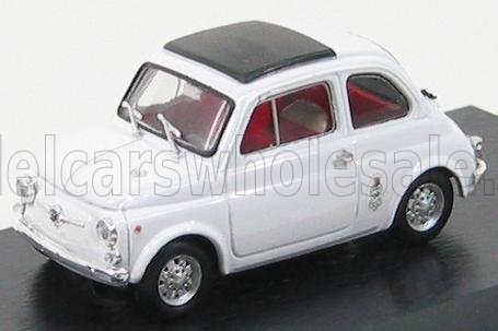FIAT - 500 ABARTH 695SS 1965 - WHITE Scale model car on Vroomi