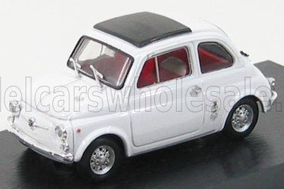 FIAT - 500 ABARTH 695SS 1965 - WHITE Scale model car on Vroomi