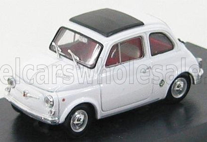 FIAT - 500 ABARTH 595SS 1965 - WHITE Scale model car on Vroomi