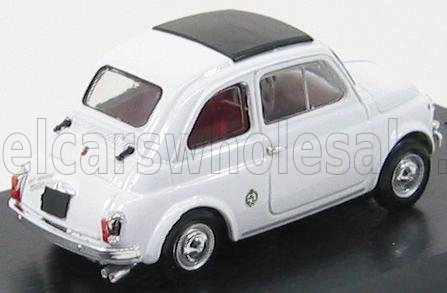 FIAT - 500 ABARTH 595SS 1965 - WHITE Scale model car on Vroomi