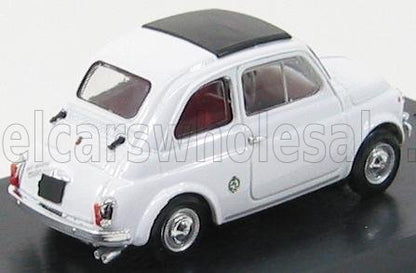 FIAT - 500 ABARTH 595SS 1965 - WHITE Scale model car on Vroomi