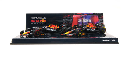 CAR SET RED BULL RB19 MAX VERSTAPPEN WORLD CHAMPION QATAR SPRINT &amp; GP 2023