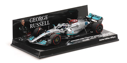 MERCEDES AMG W13 GEORGE RUSSELL 4TH PLACE BAHRAIN GP 2022