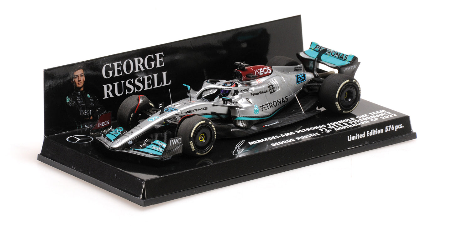 MERCEDES AMG W13 GEORGE RUSSELL 3RD AUSTRALIAN GP 2022