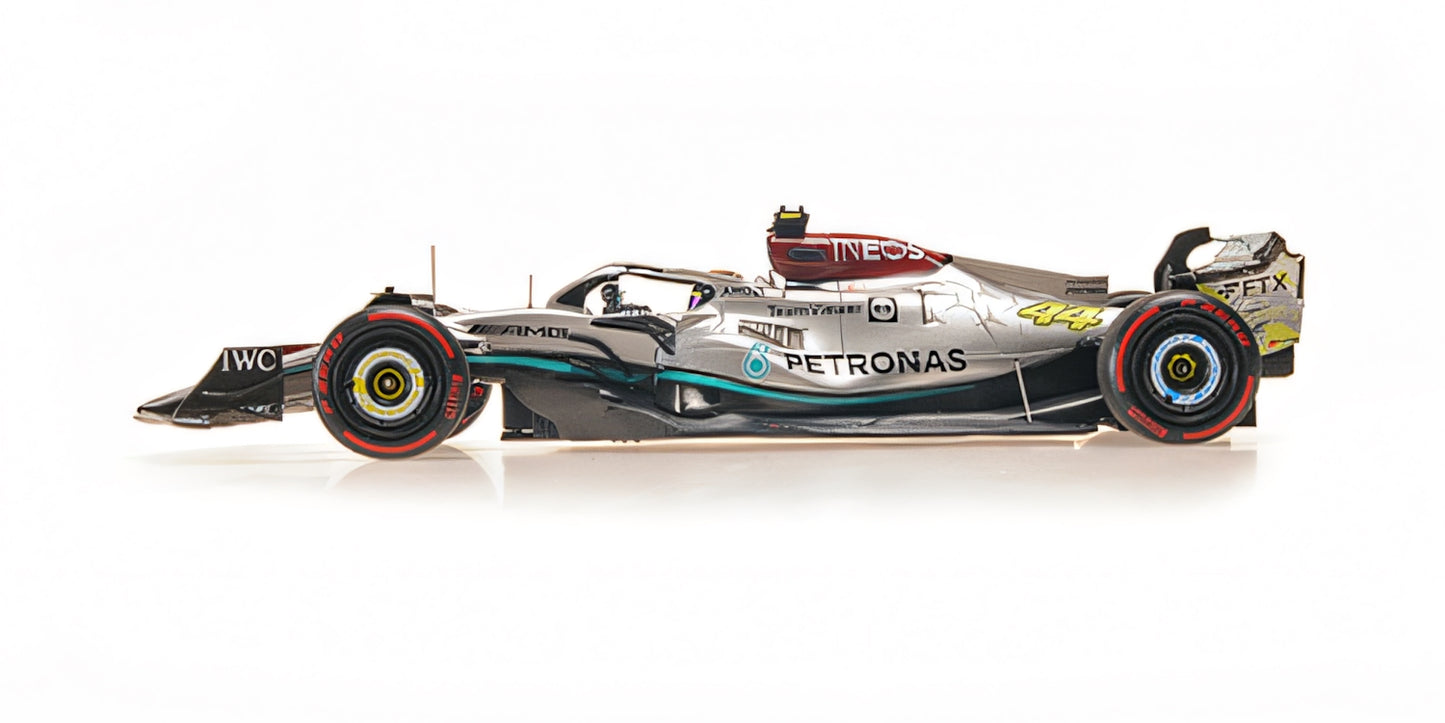 MERCEDES AMG W13 LEWIS HAMILTON 3RD BRITISH GP 2022