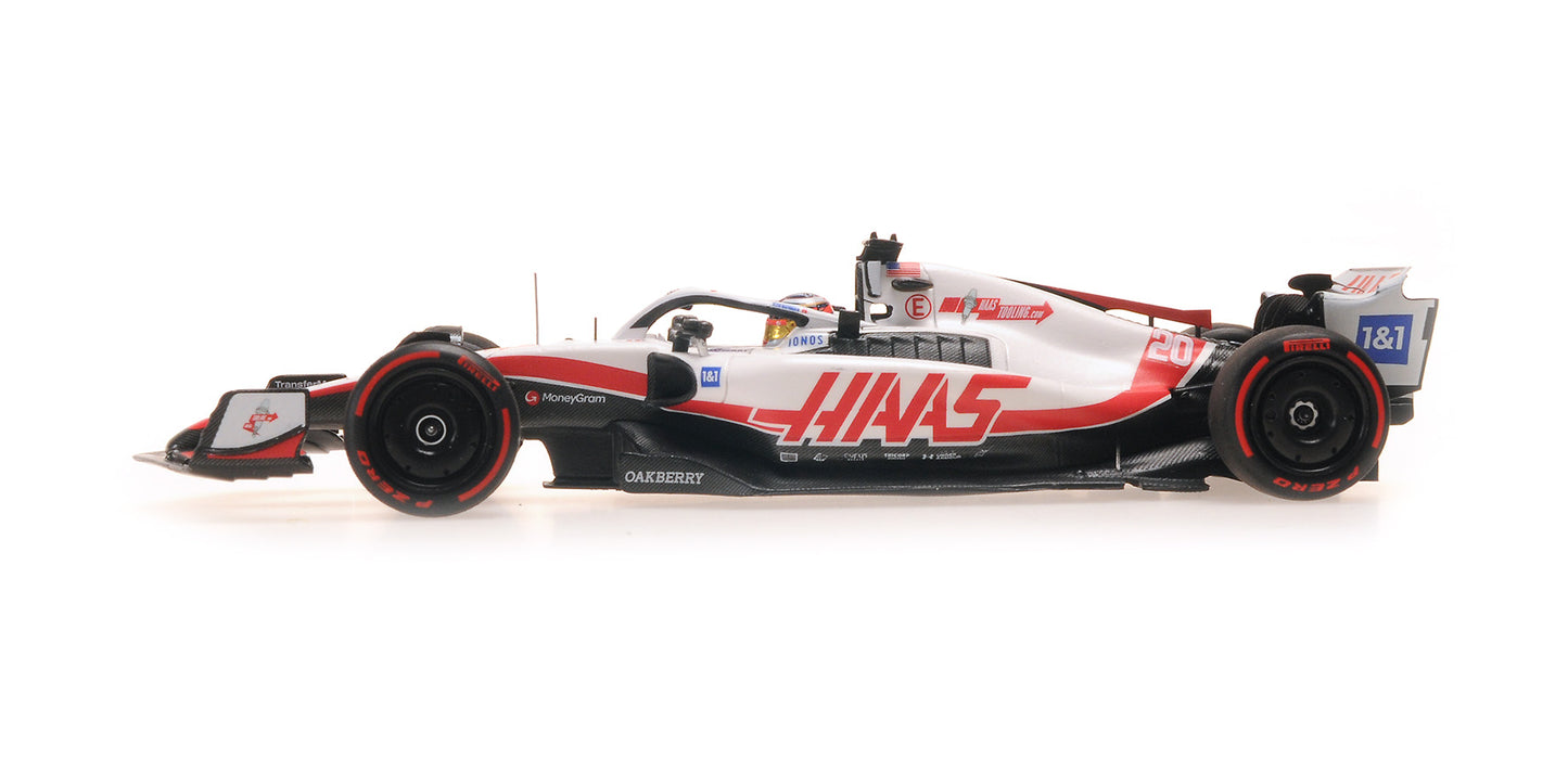 HAAS F1 TEAM VF-22 KEVIN MAGNUSSEN POLE POSITION BRAZILIAN GP 2022