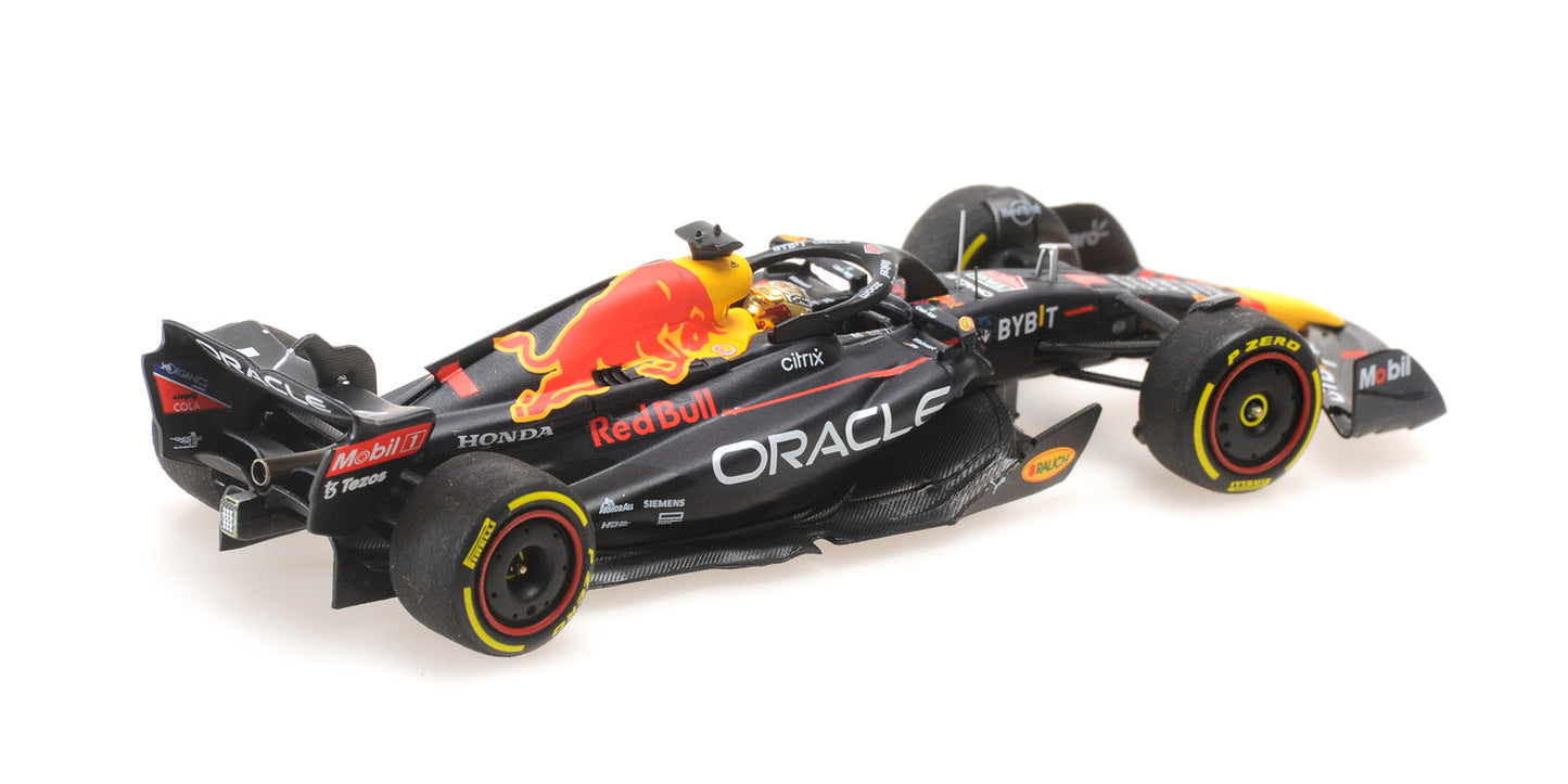RED BULL RACING RB18 MAX VERSTAPPEN WINNER ABU DHABI GP WORLD CHAMPION 2022