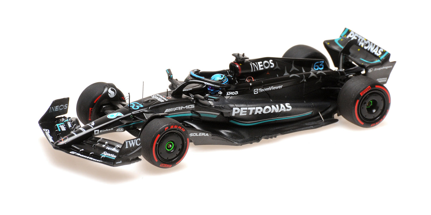 MERCEDES AMG W14 GEORGE RUSSELL 3RD SPAIN GP 2023