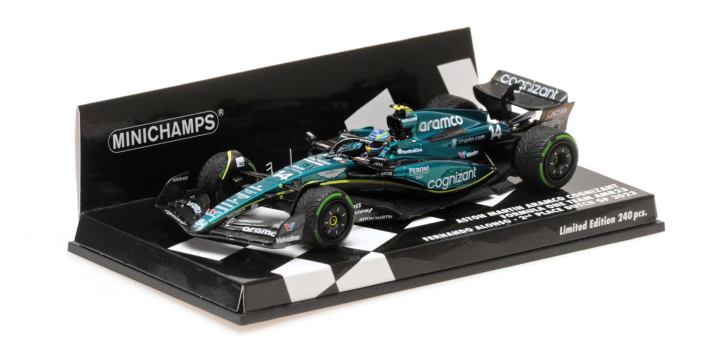 ASTON MARTIN AMR23 FERNANDO ALONSO 2ND PLACE DUTCH GP 2023