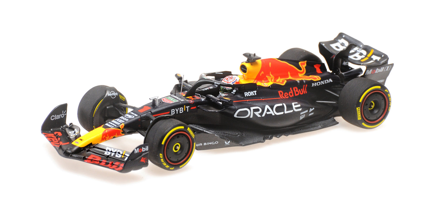 RED BULL RACING RB19 MAX VERSTAPPEN WINNER JAPANESE GP WORLD CHAMPION 2023
