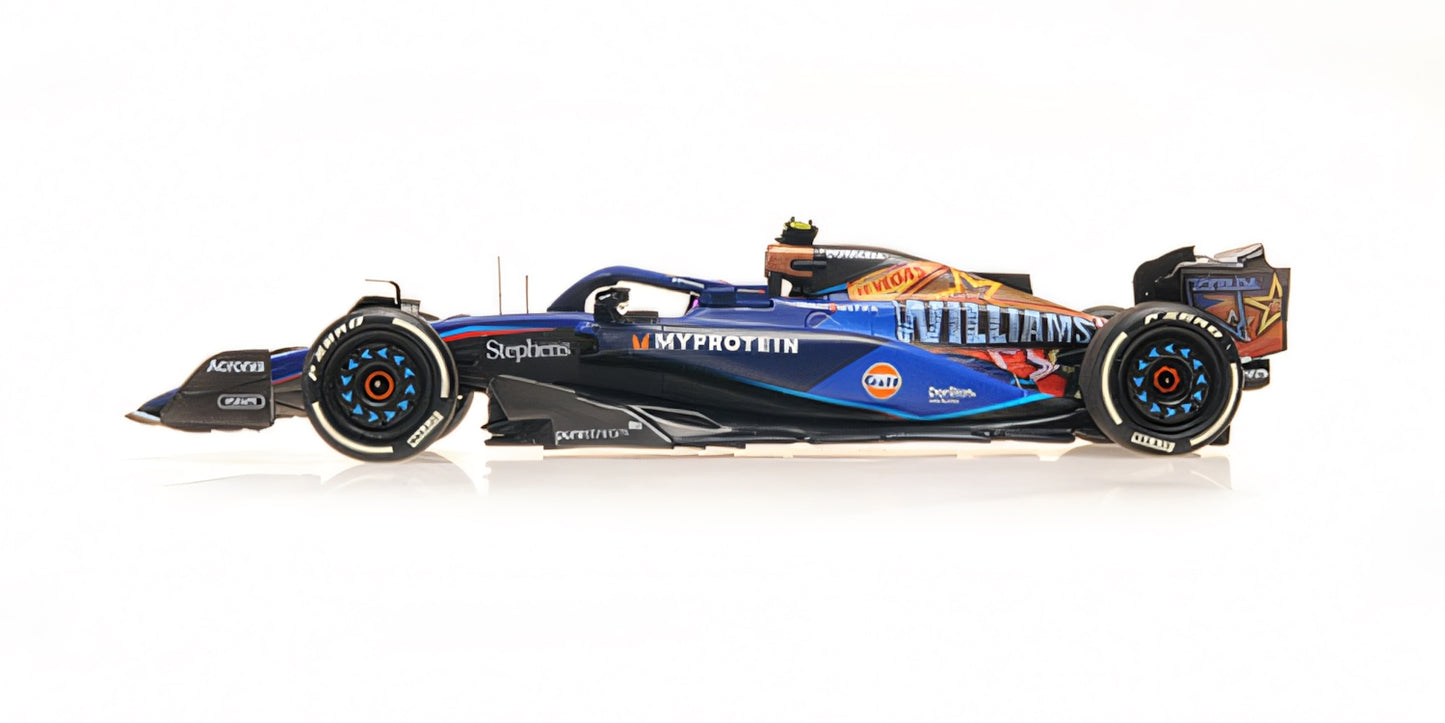 WILLIAMS RACING FW45 LOGAN SARGEANT LAS VEGAS GP 2023