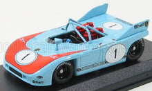 PORSCHE - 908/3 N 1 BRANS-HATCH 1972 JOST - CASONI - BLEU CLAIR ORANGE - Vroomi