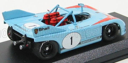 PORSCHE - 908/3 N 1 BRANS-HATCH 1972 JOST - CASONI - BLEU CLAIR ORANGE - Vroomi