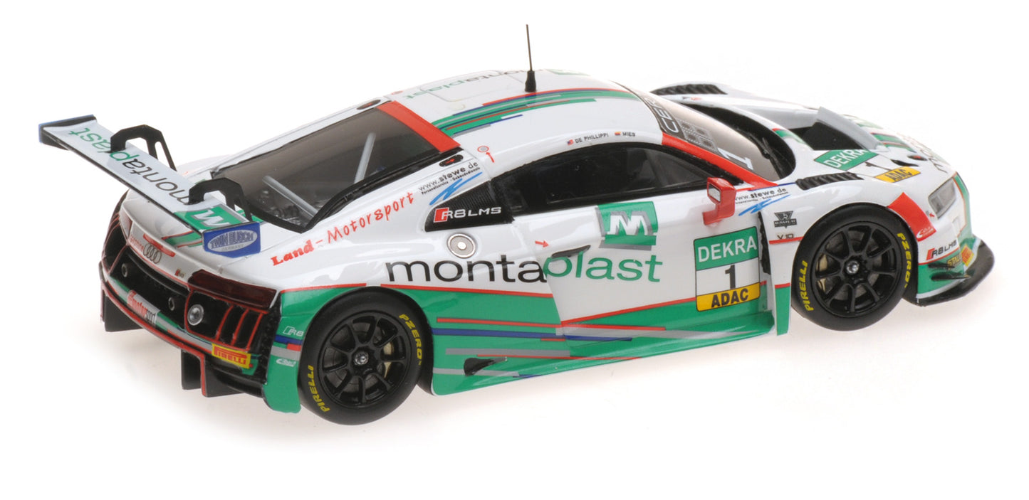 AUDI R8 LMS MONTAPLAST BY LAND MOTORSPORT DE PHILLIPPI MIES ADAC GT MASTERS 2017