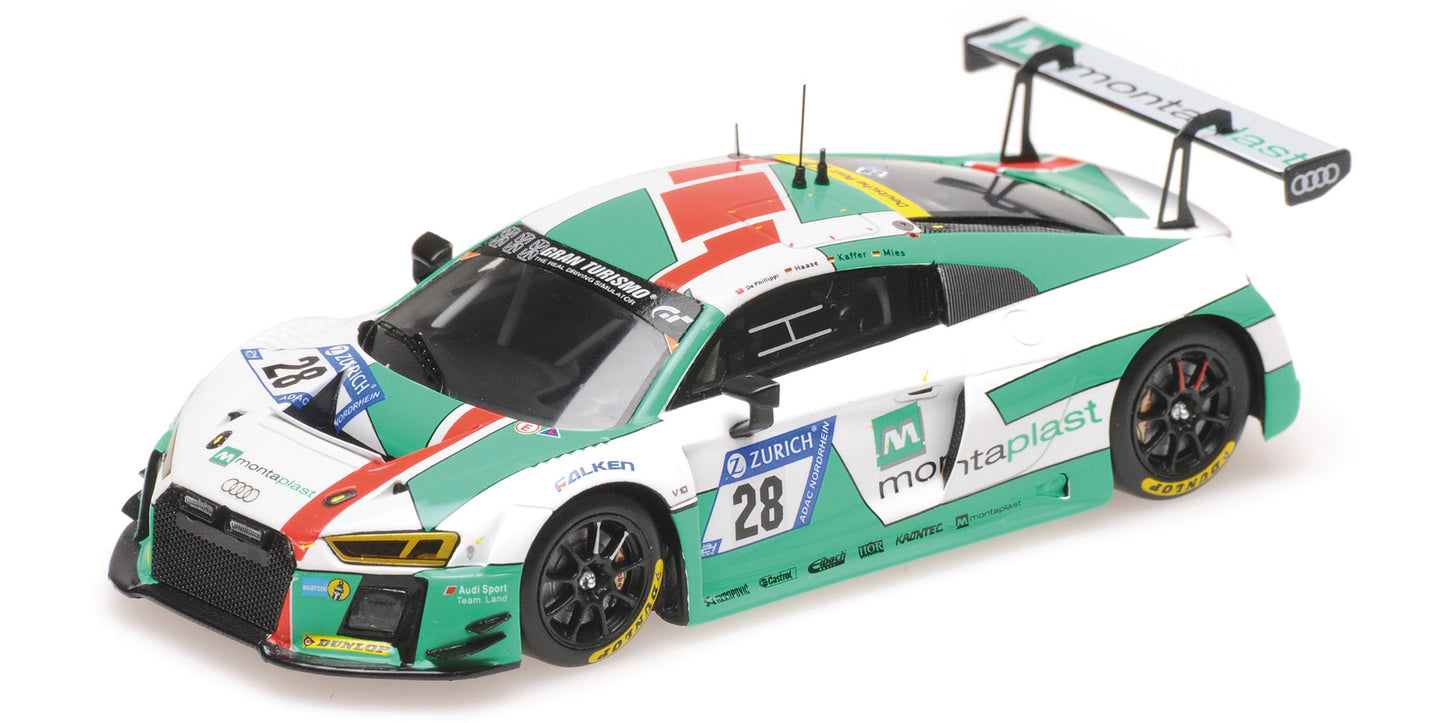 AUDI R8 LMS TEAM LAND DE PHILIPPI MIES HAASE KAFFER 24H NURBURGRING 2017