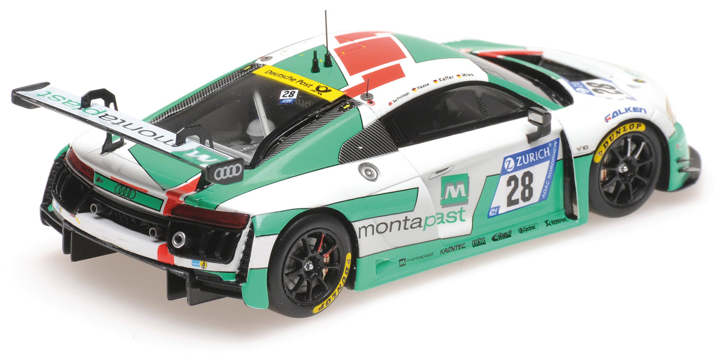 AUDI R8 LMS TEAM LAND DE PHILIPPI MIES HAASE KAFFER 24H NURBURGRING 2017