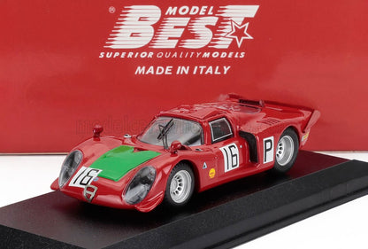 ALFA ROMEO - 33.2 N 16 NURBURGRING 1968 I.GIUNTI - N.GALLI - RED GREEN