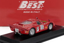 ALFA ROMEO - 33.2 N 16 NURBURGRING 1968 I.GIUNTI - N.GALLI - RED GREEN