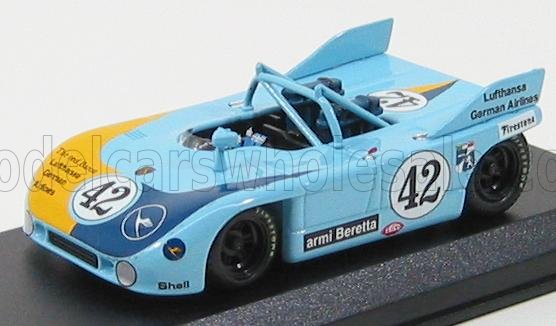 PORSCHE - 908/3 N 42 WATKINS GLEN 1972 JOEST - CASONI - BLEU CLAIR JAUNE - Vroomi