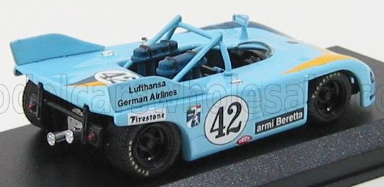 PORSCHE - 908/3 N 42 WATKINS GLEN 1972 JOEST - CASONI - BLEU CLAIR JAUNE - Vroomi