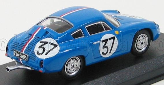 PORSCHE - 1600GS ABARTH N 37 24h LE MANS 1961 BUCHET - MONNERET - BLU - Vroomi