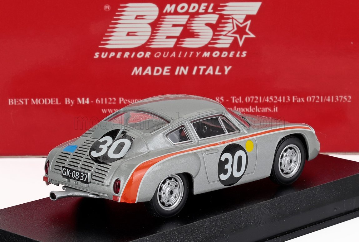 PORSCHE - 695GS ABARTH N 30 24h LE MANS 1962 B.PON - DE BEAUFORT - ARGENT - Vroomi