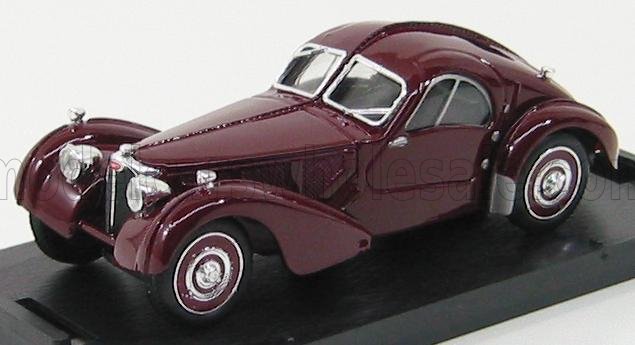 BUGATTI - 57S ATLANTIC COUPE 1934 - BORDEAUX Scale model car on Vroomi