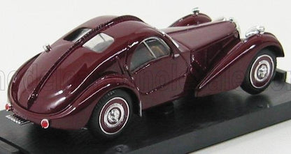 BUGATTI - 57S ATLANTIC COUPE 1934 - BORDEAUX Scale model car on Vroomi
