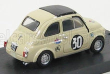 FIAT - 500TV GIANNINI N 30 COPPA CARRI MONZA 1966 CAMPIONE D'ITALIA MAURIZIO ZANETTI - IVORY Scale model car on Vroomi