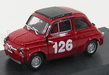 FIAT - 500 59 ABARTH N 126 PREMIO CAMPAGNANO VALLELUNGA 1965 RAFFAELE PINTO - RED Scale model car on Vroomi
