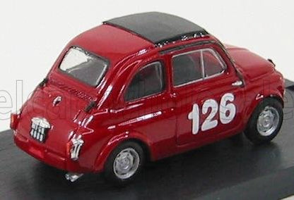 FIAT - 500 59 ABARTH N 126 PREMIO CAMPAGNANO VALLELUNGA 1965 RAFFAELE PINTO - RED Scale model car on Vroomi
