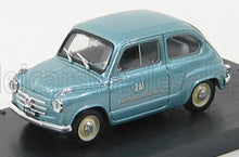 FIAT - 600 I SERIES RAI RADIOTELEVISIONE ITALIANA 1960 - LIGHT BLUE MET Scale model car on Vroomi