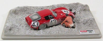 ALFA ROMEO - TZ2 N 43 24h LE MANS 1965 (CON FIGURINA) ZECCOLI - ROSINSKI - ROSSO