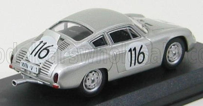 PORSCHE - 1600GS ABARTH N 116 TARGA FLORIO 1960 LINGE - STRAHLE - LISSMANN - SILVER - Vroomi