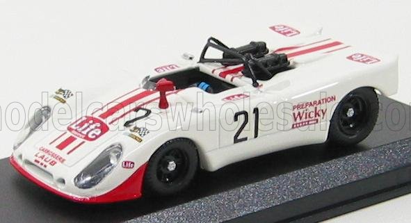 PORSCHE - 908 FLUNDER N 21 MONZA 1971 BRAMBILLA - MATI - WIKY - WHITE - Vroomi