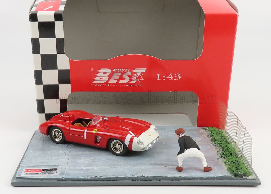 FERRARI - 860 MONZA N 1 NURBURGRING 1965 JUAN MANUEL FANGIO - RED WHITE - Vroomi