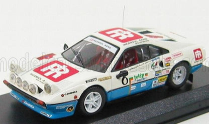 FERRARI - 308 GTB N 8 RALLY ELBA 1984 AMATI - ORMEZZANO - WHITE BLUE - Vroomi