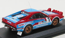 FERRARI - 308 Gr.4 N 1 TARGA FLORIO 1982 ANDREUT - BICHE - RED LIGHT BLUE