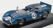 LOLA - T70 SPIDER N 43 RIVERSIDE 1966 J.STEWART - BLU METALLIZZATO - Vroomi